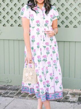 Victoria Dunn Magnolia Flutter Dress NWT Size XLarge